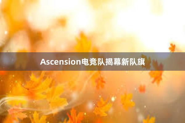 Ascension电竞队揭幕新队旗