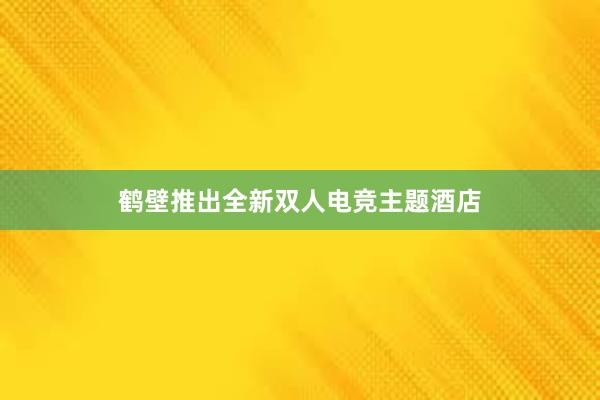 鹤壁推出全新双人电竞主题酒店