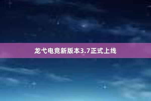 龙弋电竞新版本3.7正式上线